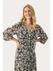 PART TWO Kleid BeritPW Gerade Passform in Black Stitch Leaf print