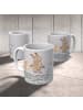 Mr. & Mrs. Panda Kaffeetasse Multitasking Erzieher mit Spruch in Grau Pastell