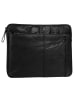 SPIKES & SPARROW Dokumententasche LAPTOP SLEEVE echt Leder in schwarz