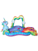 Happy People Playcenter Einhorn mit Rutsche (254x198x145cm) in mehrfarbig