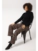 Aniston CASUAL Schlupfhose in schwarz-beige-rot
