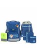 Lässig School Set Slim Unique - Schulranzen Set 7tlg. (Black) in Dark Blue