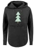 F4NT4STIC Oversized Hoodie Merry Christmas Weihnachten in charcoal