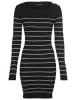 Laura Scott Strickkleid in schwarz