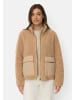 Camel Active Teddy Jacke mit weicher Fleece Innenseite in Sand