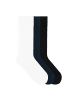 von Jungfeld Socken Signature Classics Bundle in Optic White/Dark Navy/Pitch Black