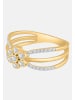 Diamant Exquis Ring aus 585 Gelbgold mit Diamant