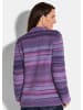 GOLDNER Multicolor Woll-Jacke mit Stehkragen in lila / flieder / gemustert