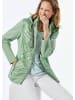 GOLDNER Steppjacke mit abnehmbarer Kapuze in salbei