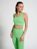 Hummel Hummel Top Hmlmt Multisport Damen Atmungsaktiv Schnelltrocknend Nahtlosen in SUMMER GREEN MELANGE