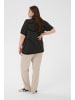KAFFE curve Strickpullover KClizzy Regular fit in Black/FeatherGreyMel. Narrow