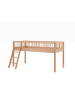 58 aufm Kessel HALBHOHES BETT Kelci 90x200 mit Leiter Buche Massivholz natur