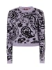 myMo ROCKS Damen Strick Pullover in Violett