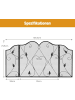 COSTWAY Funkenschutz 3 tlg Kamingitter in Schwarz