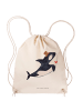 Mr. & Mrs. Panda wander rucksack Orca Zylinder ohne Spruch in Creme