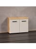 CALICOSY Waschbeckenunterschrank MINA in Beige - (W)72  x (H)56  x (L)34 cm