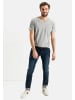 Camel Active T-Shirt aus reiner Baumwolle in Hellgrau