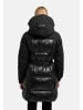 Navahoo Steppmantel Mandelkuss 14 in Black