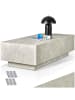 tectake Beistelltisch Inkl. Bodenschoner, Belastbarkeit 45 kg, 120 x 60 x 35cm