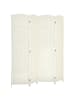 HOMCOM Paravent-180L x 1,7B x 180H cm-Weiß