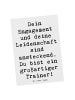 Mr. & Mrs. Panda Postkarte Spruch Großartiger Trainer mit Spruch in Weiß