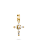 Thomas Sabo Charm-Anhänger Vintage-Kreuz Connect in gold, weiß