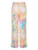 CULTURE Casual Hose CUvalerie Relaxed fit in Yellow/Pink Abstract