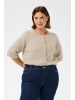 KAFFE curve Strickjacke KCemilia Regular fit in Feather Gray Melange