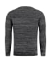 KEY LARGO Pullover 'Calgary' in dunkelblau meliert