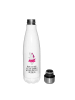 Mr. & Mrs. Panda Sportflasche Einhorn Ballerina mit Spruch in Weiß