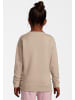 New Life Sweatshirt Crew Neck Pullover in Beige