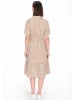 usha BLUE LABEL Women Dress in brown offwhite