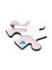 Mr. & Mrs. Panda Puzzle Einhorn Happy ohne Spruch in Rot Pastell