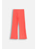 Coccodrillo Gerippte Leggings mit langem Bein in korallenrot