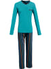 Erwin Müller Single-Jersey Schlafanzug in türkis
