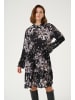 Kaffe Kleid KArikka in Black/White Painted Flower
