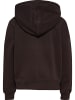 Hummel Reißverschluss Kapuzenpullover Hmljr Jump Kinder in CHOCOLATE TORTE