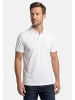 S. Oliver Poloshirt Basic in Weiß / grün