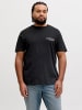 JACK & JONES PLUS T-shirt in Black