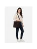 Zwei Mademoiselle.M Schultertasche 31 cm cord espresso