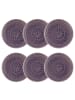 Butlers Teller SUMATRA 6er-Set in Violett