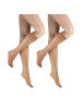 Hudson Feinkniestrümpfe Lilly Lafina 15 2-Pack druckfreier Bund in Make-up