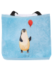 Mr. & Mrs. Panda Shopper Pinguin Luftballon ohne Spruch in Eisblau
