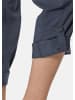 GOLDNER Kurzgröße:  Outdoorhose mit Teildehnbund in marine