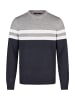 HECHTER PARIS Rundhals-Pullover in midnight blue