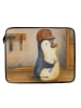 Mr. & Mrs. Panda Laptop Tasche Wenn Papa es nicht reparieren kan... in Weiß