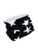 TupTam Unisex Kinder Beanie Mütze Schlauchschal Set in schwarz/weiß