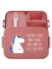 Mr. & Mrs. Panda MEPAL Bentobox Einhorn Mann Motiv mit Spruch in Rot Pastell