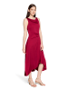 Vera Mont Cocktailkleid mit Raffung in Dark Raspberry
