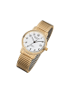 Regent Analog-Armbanduhr Regent Zugarmband gold mittel (ca. 35mm)